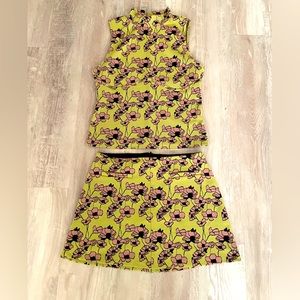 Zara top and skirt set